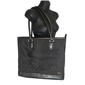 [TARGUS] Black Embroidered Tote/Laptop/Luggage Water Resistant Bag
